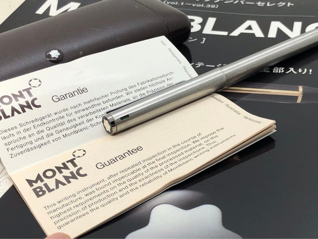 稀少カスタム！クリエイター必需品４色マルチボールペンNo2722バフ★モンブラン