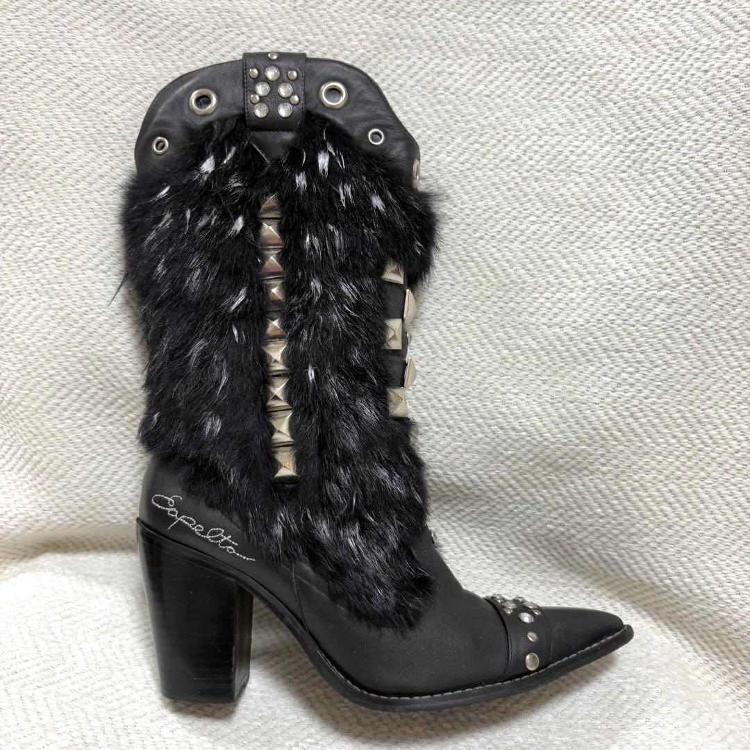 希少 CAPELTA ROCK STAR Y2K Cowboy Boots 37