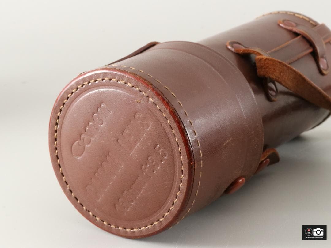 美品Canon 135mm F/3.5 ライカL39レンズ、ケース付整備済