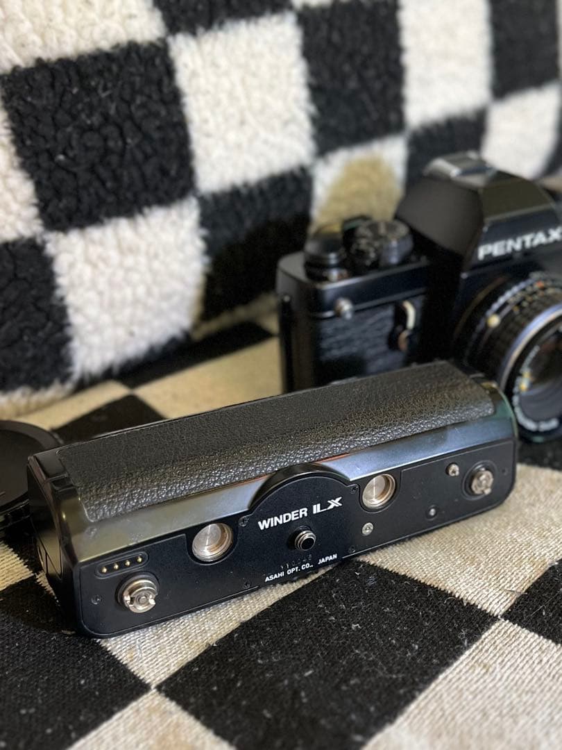 PENTAX LX 50mm f2.0レンズ、モーターワインダーつき