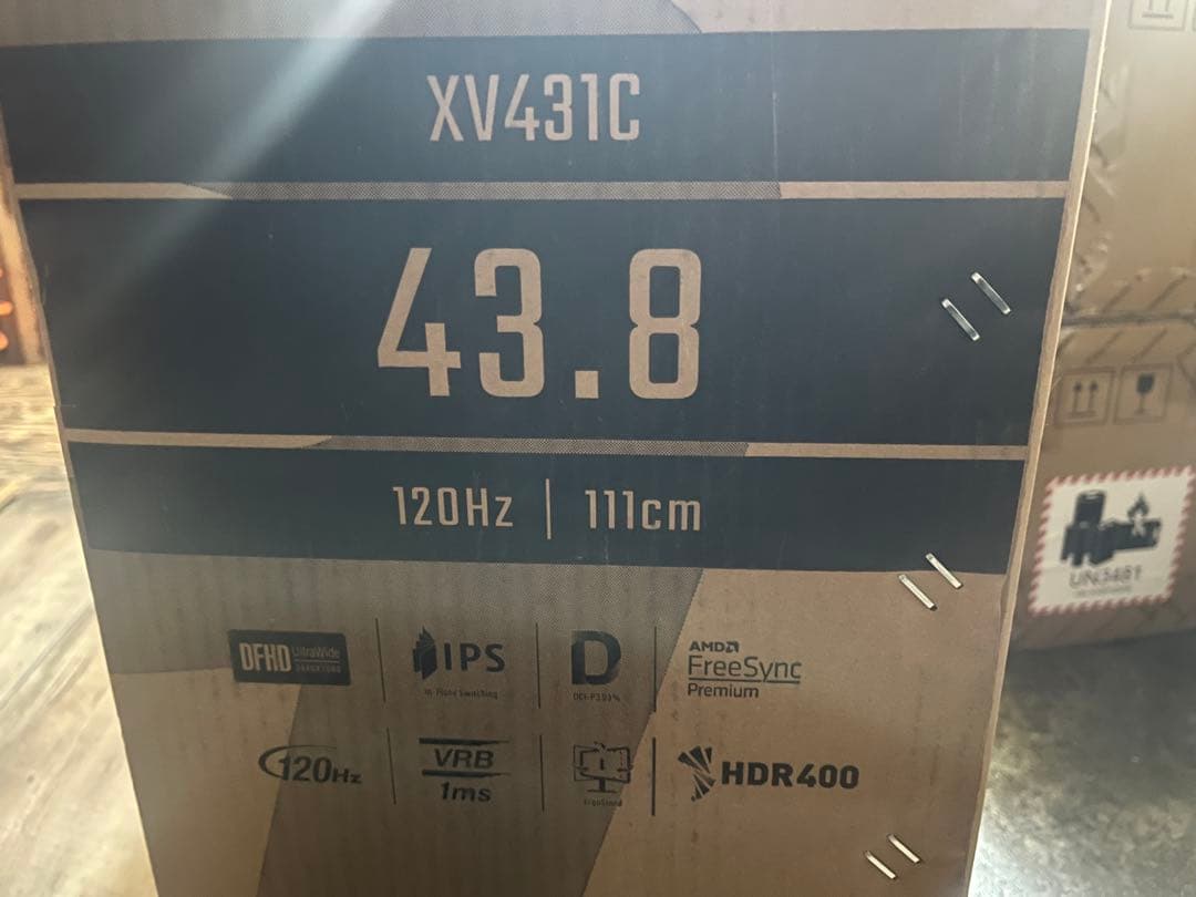 【新品】Acer Nitro XV431C 43.8 ゲーミングモニター