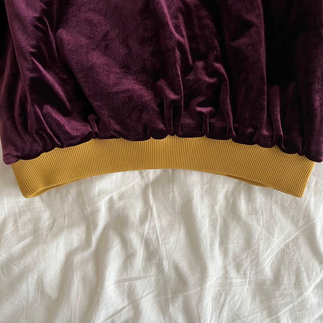 未使用級レア✳︎FRED PERRY ハーフジッププルオーバー　スウェット　ベロア