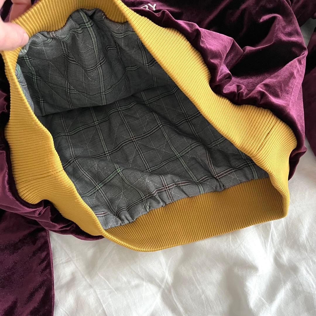 未使用級レア✳︎FRED PERRY ハーフジッププルオーバー　スウェット　ベロア