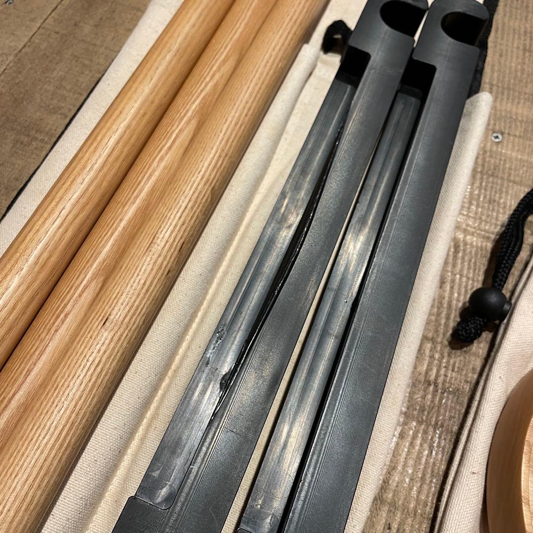 【週末限定値下】 hxo designモジュラーテーブルナチュラルセット