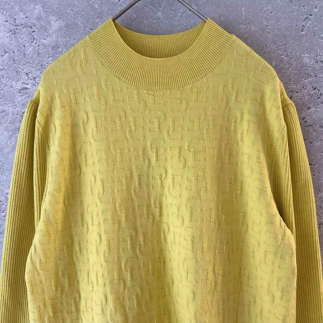 ✨美品✨ セルフォードCELFORD ロゴふくれジャガードニットワンピース 38