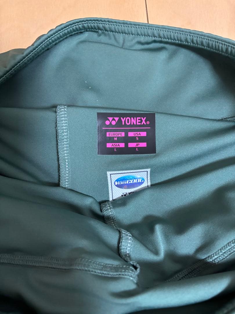 YONEX テニスウェアセット ホワイト/グリーン L