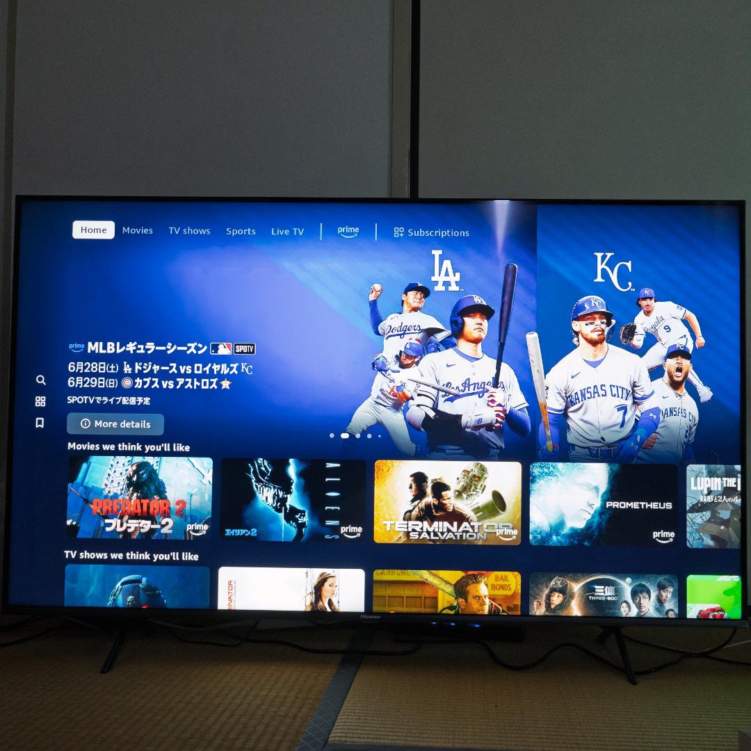 Hisense 4K液晶テレビ 55E7H 55V型
