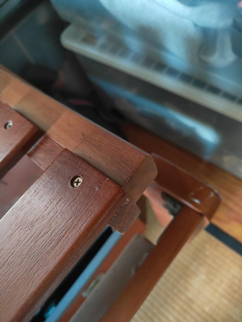 大きめシングル　木製すのこベッド1台　幅105×長さ195cm スラットベッド