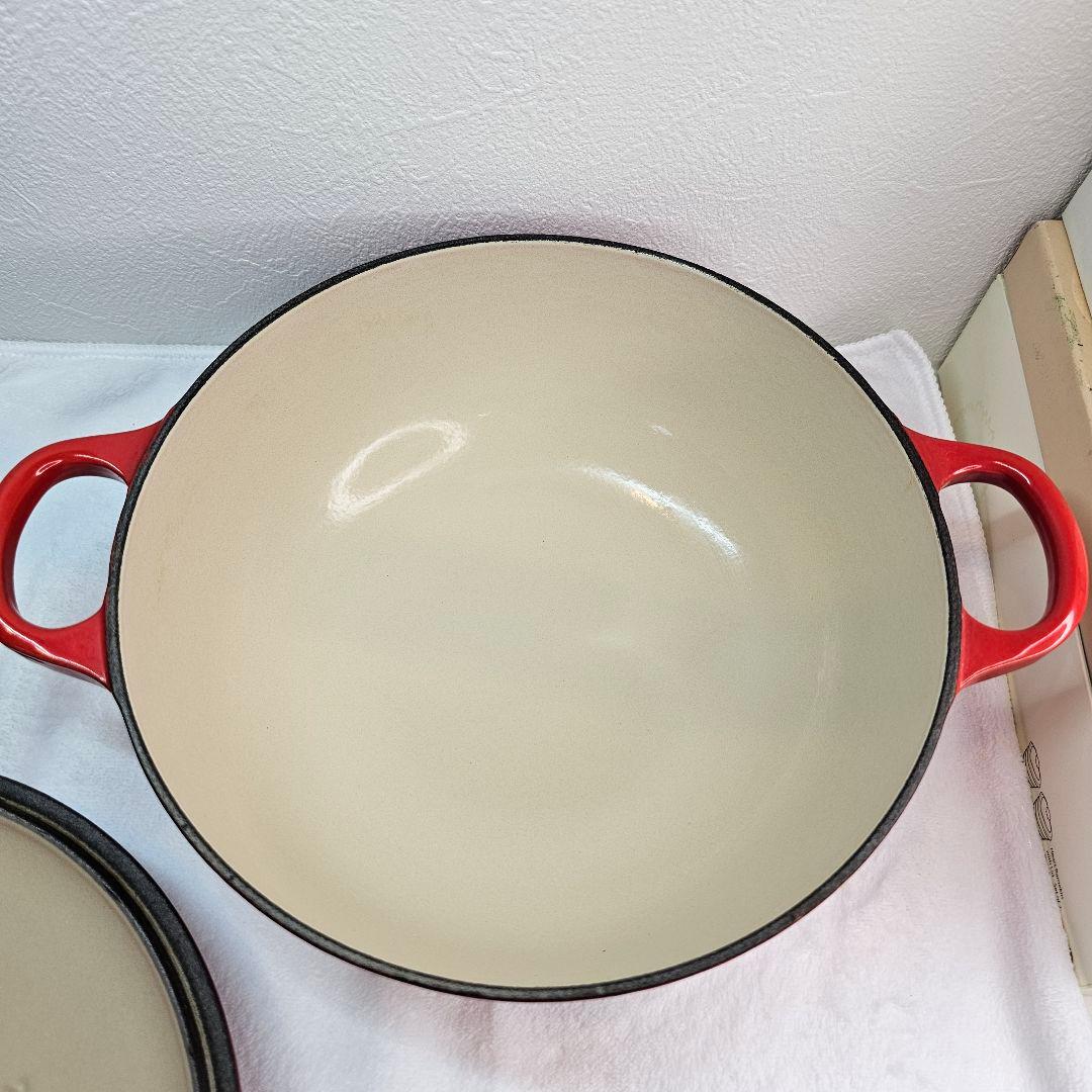 LE CREUSET ル・クルーゼ 両手鍋 マルミット 22cm レッド