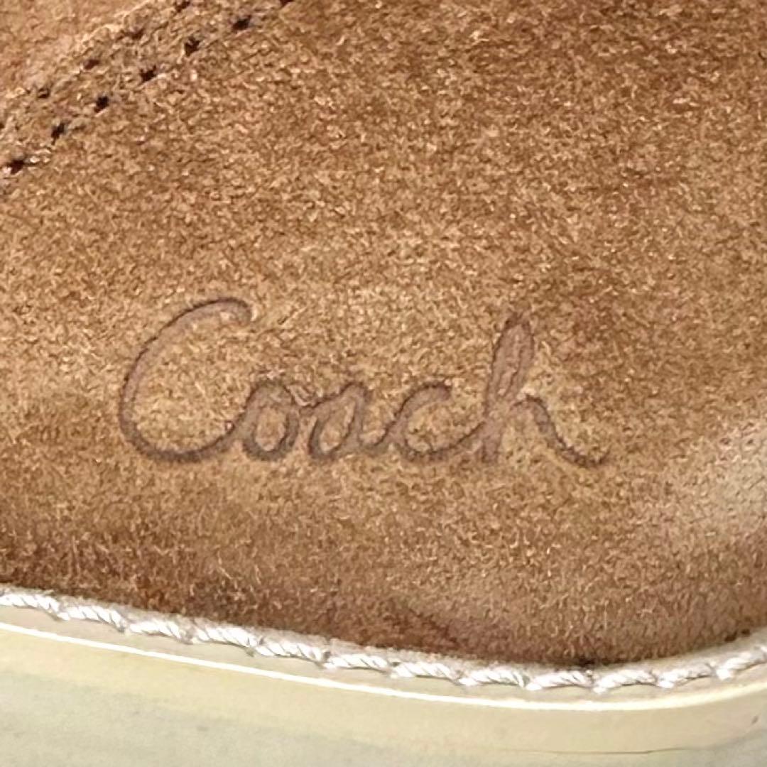 美品✨COACH KALLY シグネチャー ムートンブーツ スエード 25cm位