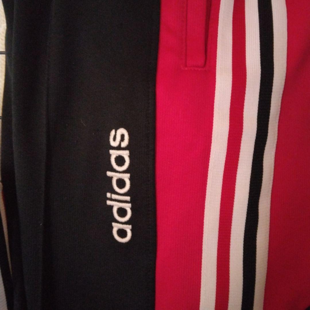 adidas ビンテージモデル ジャージ :2L BK/RED/WHT