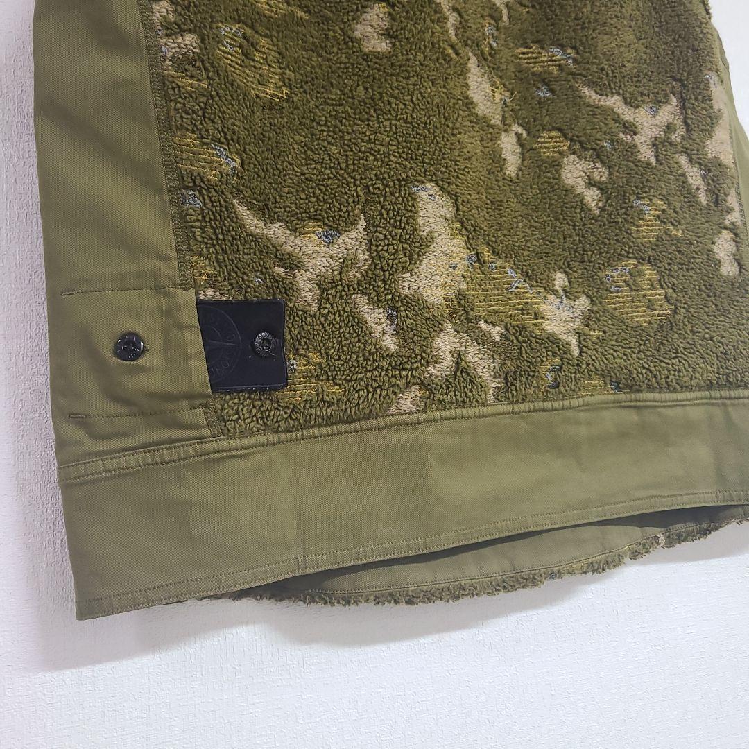 stone  Lストーンアイランド 極美メタルボタンベスト シャドウ