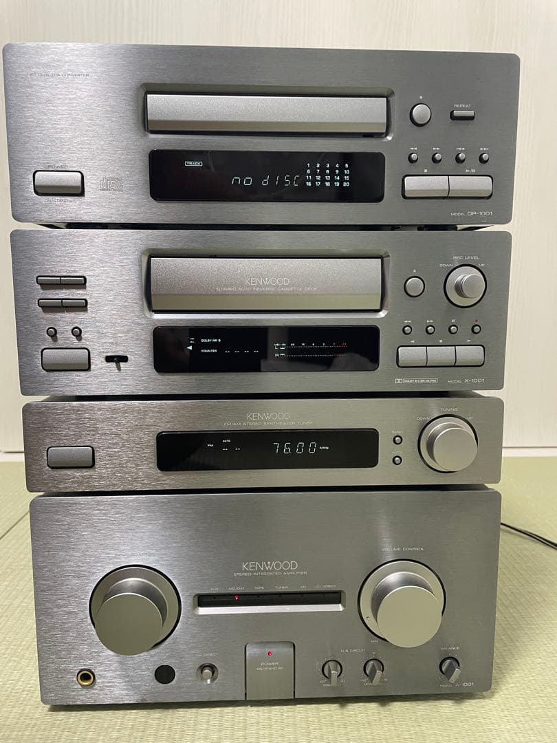 KENWOOD K‘sコンポ　ラジオチューナー　CD カセット　アンプ　即日発送
