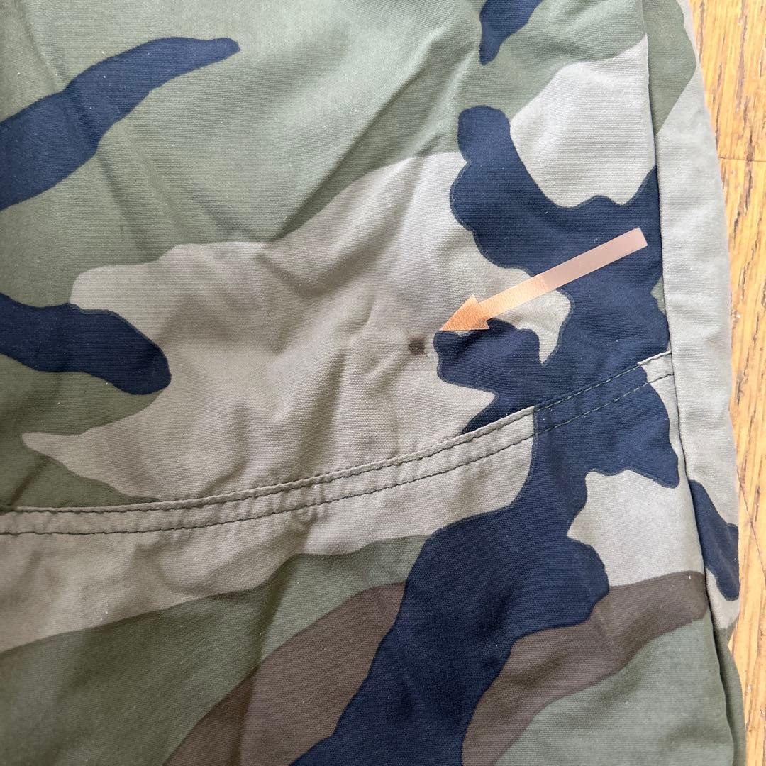 ノースフェイス 90 ジャンプスーツ スノーウエア ツナギ キルティング 迷彩