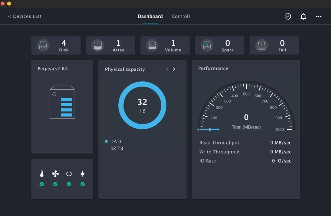 Promise Pegasus2 R4 HDD 32TB（8TB×4）