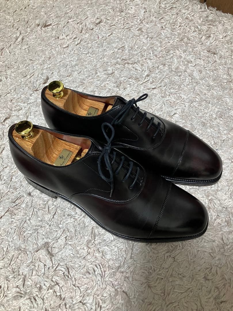 エドワードグリーン　チェルシー　6.5E バーガンディ