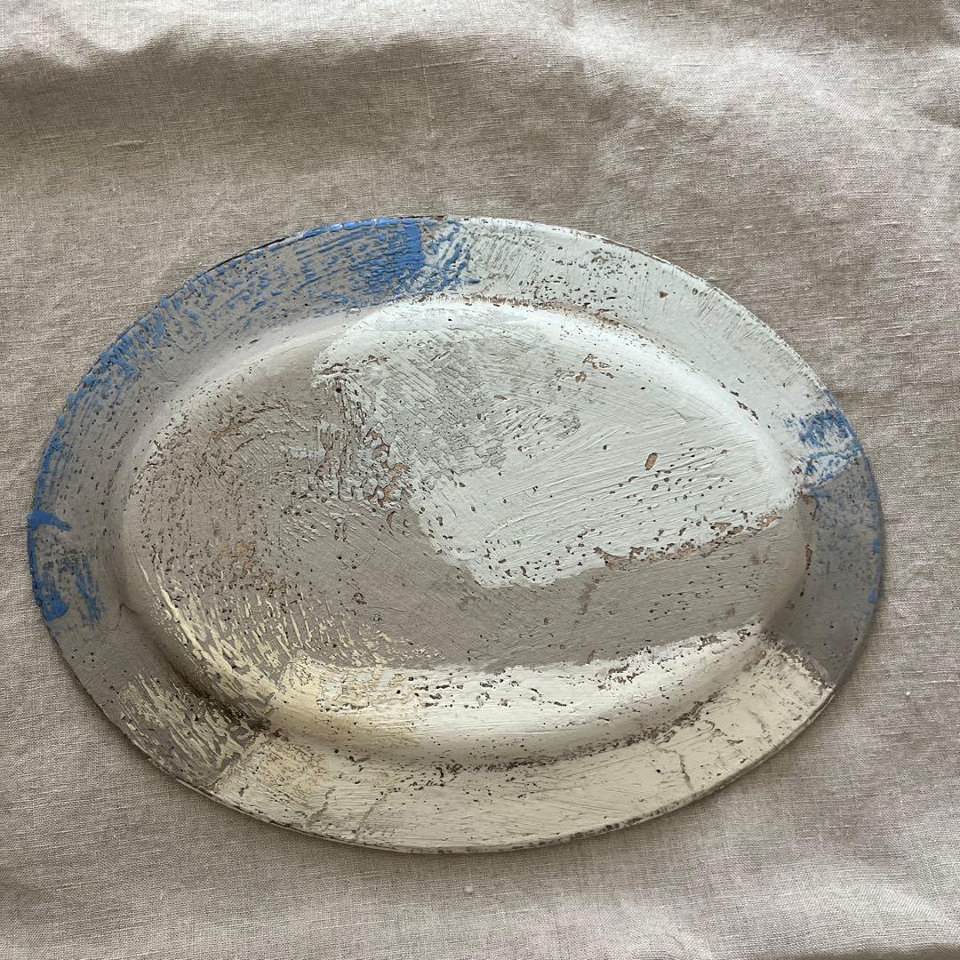 未使用 東恩納美架 大皿　オーバルプレート 2枚セット 水通しのみ