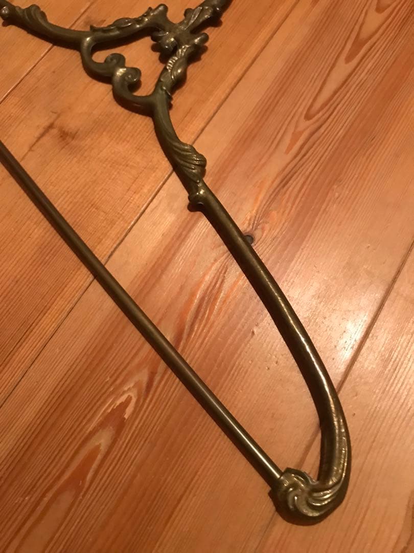 アンティークハンガー　真鍮　1本