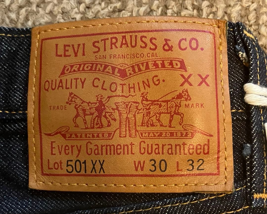 かわちか‼︎【新品】リーバイス LVC 1947 501XX W30L32