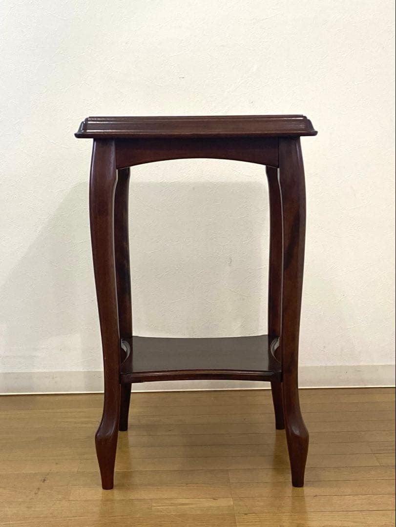 程度良 マルニ ベルサイユ 花台 サイドテーブル 飾り棚 コンソール 猫脚