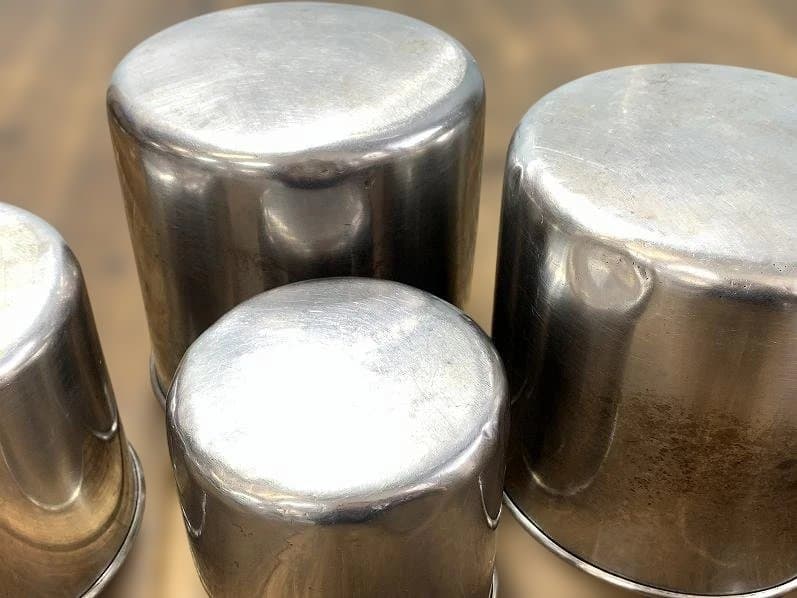 クローバー 深型組バット11号（蓋付き）＋ステンレスポット8個 容器セット