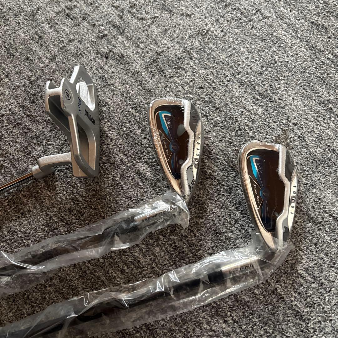 （送料込）princeプリンス golf　ゴルフクラブ10本＆キャディバッグ