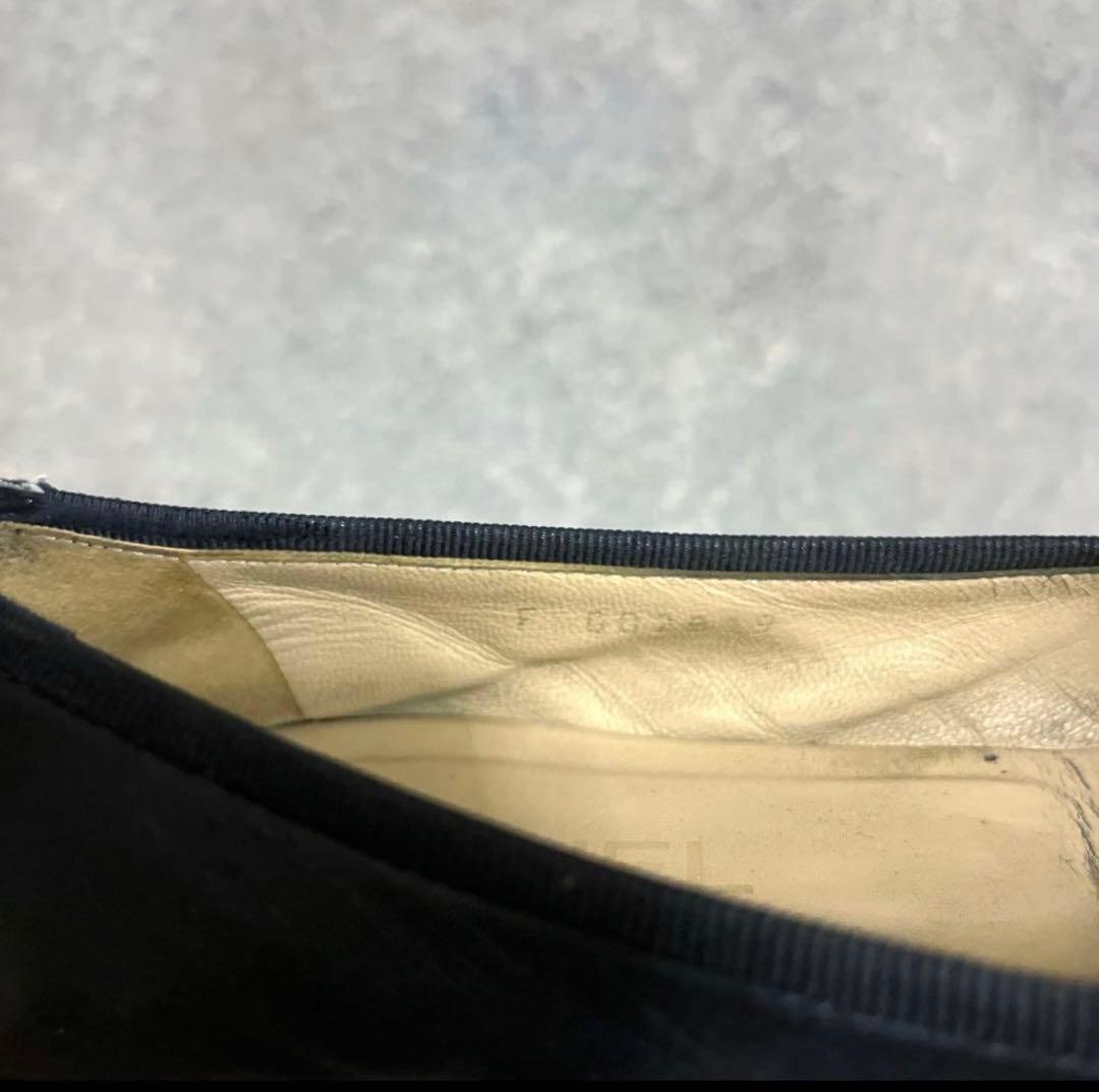 じゅんざぶろう　CHANEL シャネル バレエシューズ 37 ブラック 黒