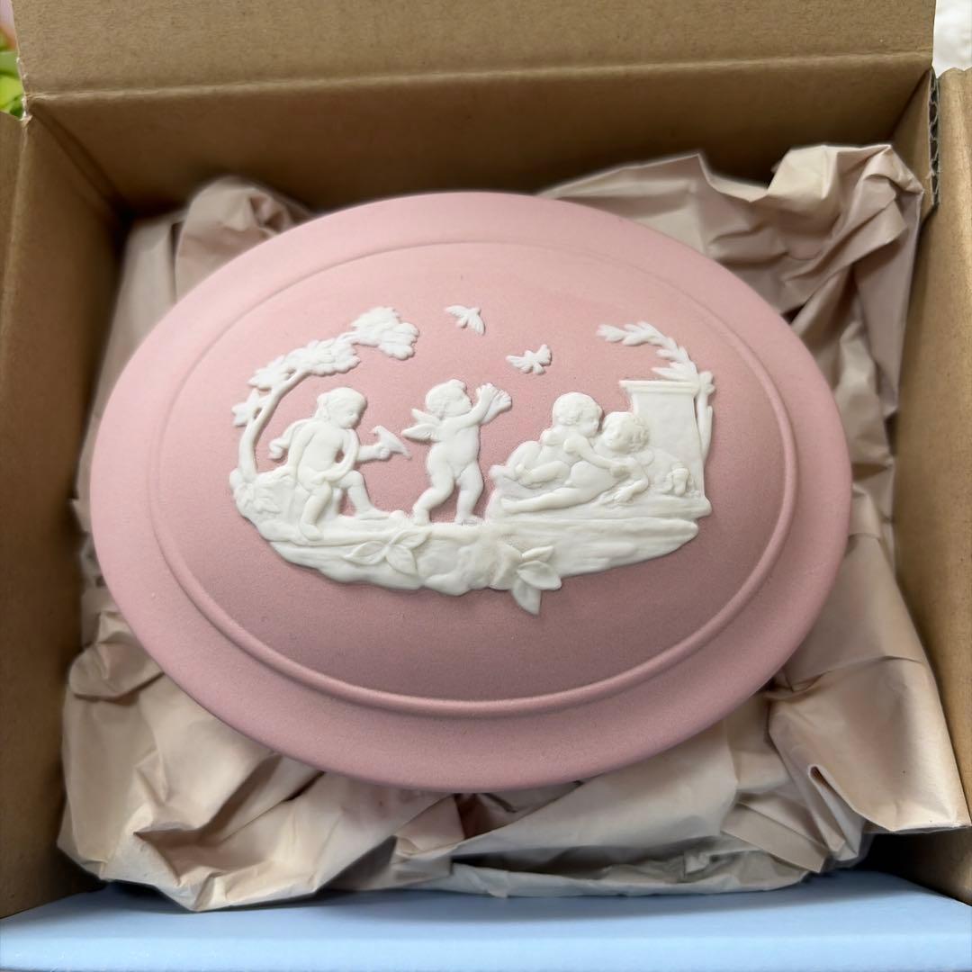 希少 新品未使用  ジャスパー ピンク 小物入れ