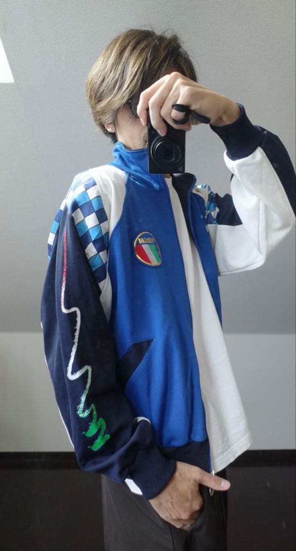 ヴィンテージDiadoraイタリア代表トラックジャケットサッカージャージ80s