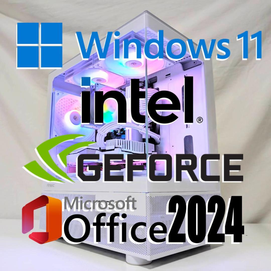 「まさ」白いゲーミングPC・配信・動画・Officｅなど多機能.