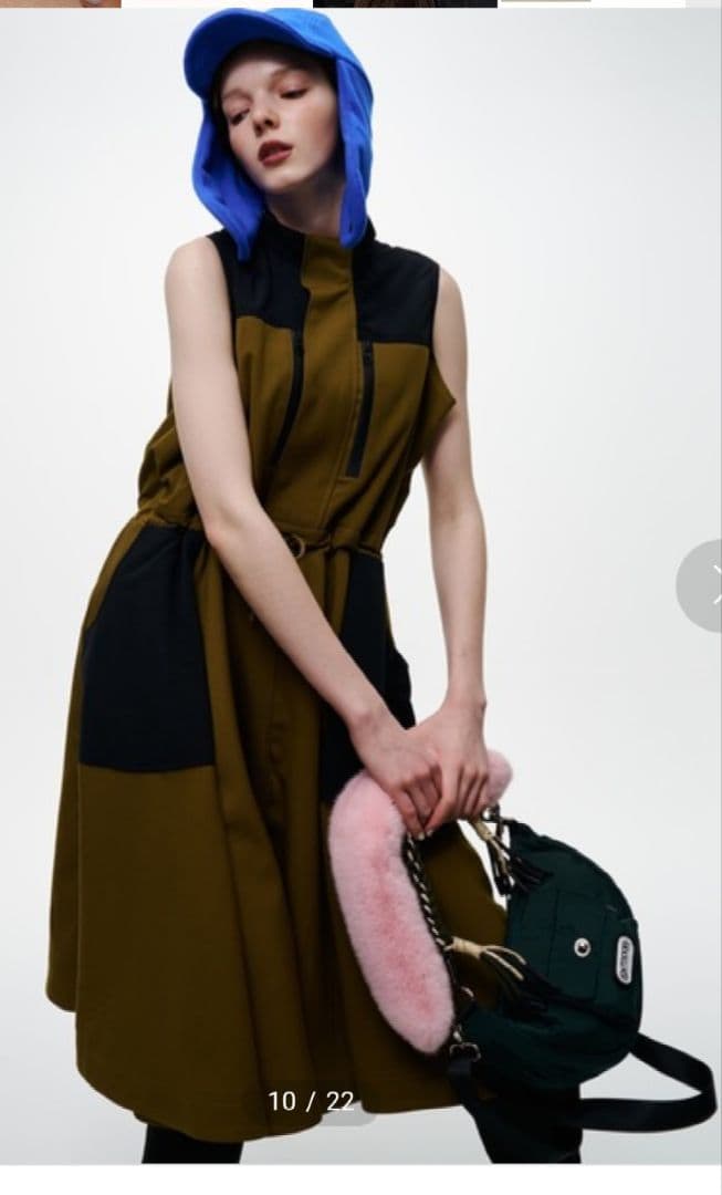 バッグ NON TOKYO 3WAY FUR HANDLE BAG OUTDOOR