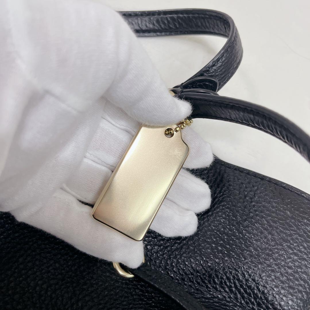 【美品】コーチ　アンディ　トートバッグ　ホースアンドキャリッジ　デカロゴ　レザー