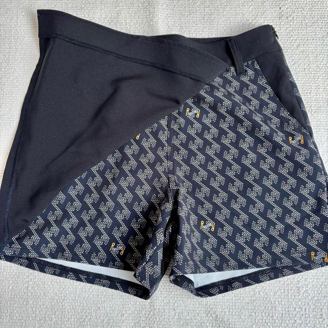 【Sサイズ】レザレクション 半袖ポロシャツ ショートパンツ ブラック上下セット