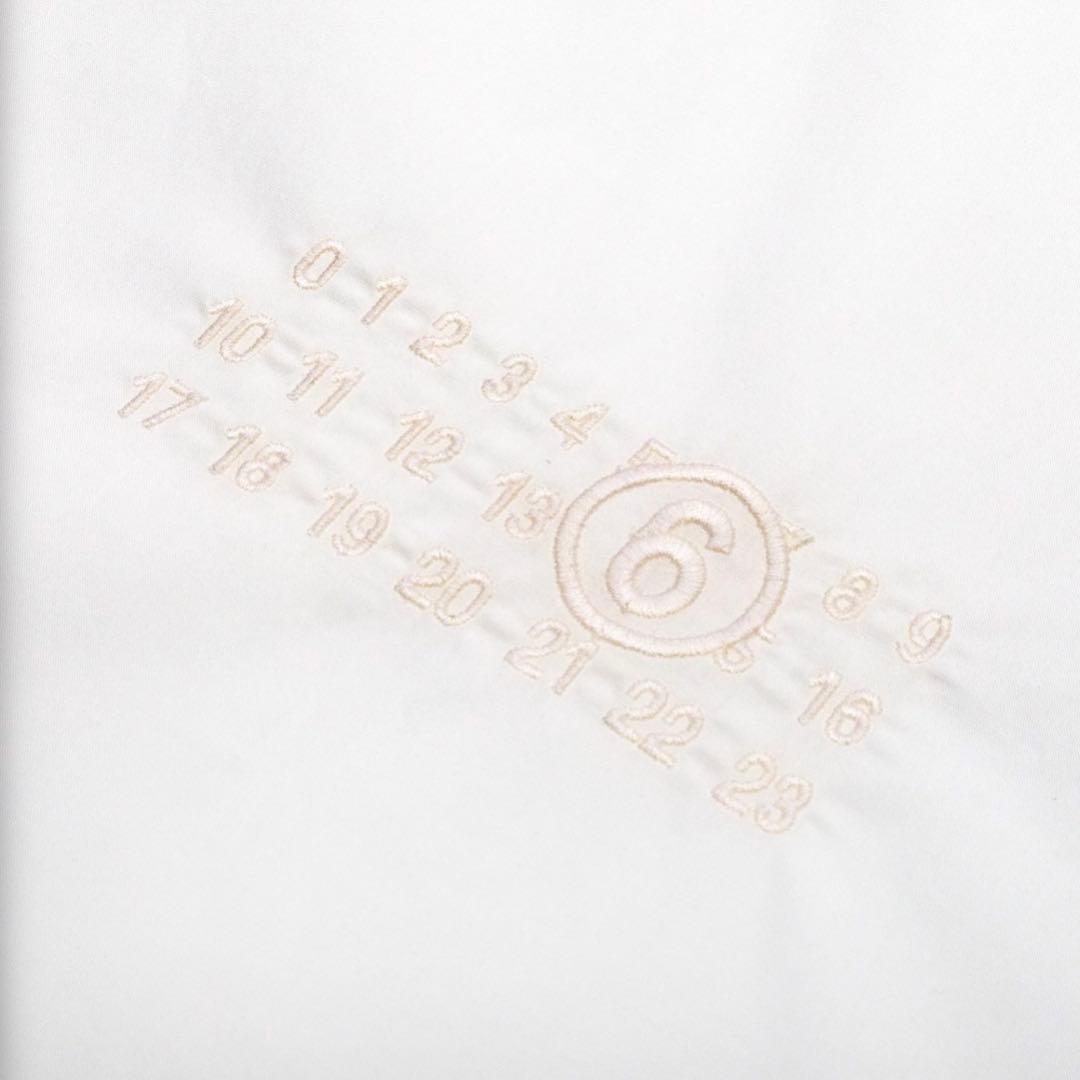 【新品】大特価❗️MM6 マルジェラ ナンバーモチーフ シャツ