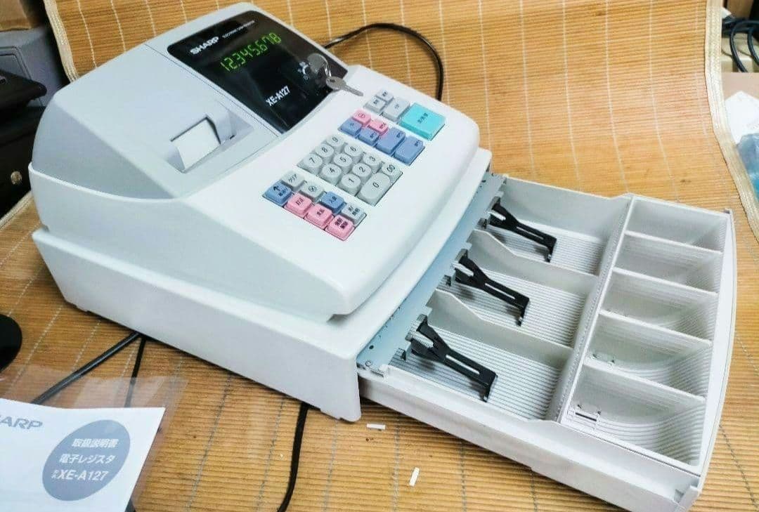 シャープレジスター　XE-A127　簡単便利特殊　送料込　112819