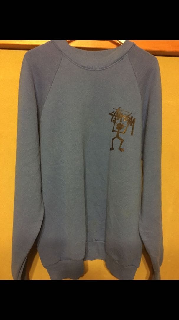 女性の方おすすめ！80s old stussy シャドーマン スウェット