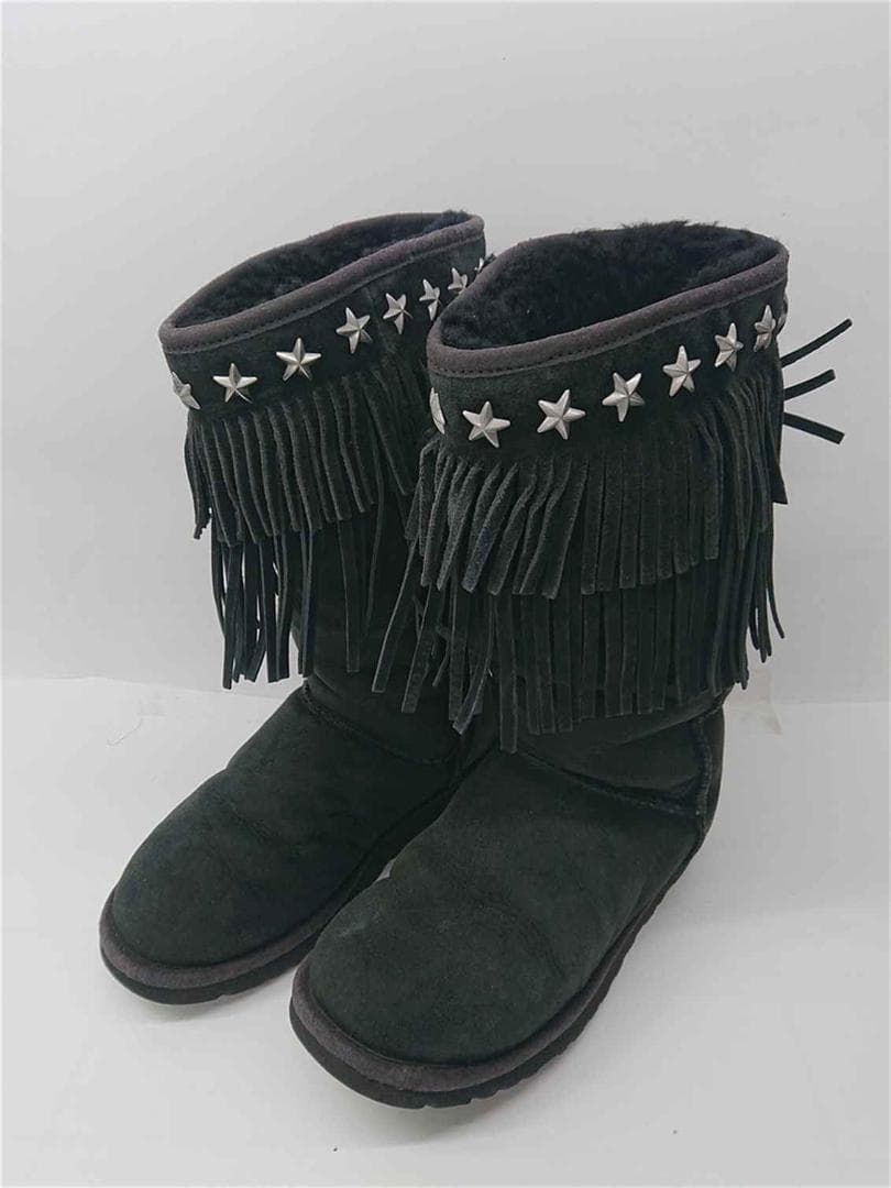 ★アグ UGG × ジミーチュウ フリンジ スタースタッズ ムートンブーツ