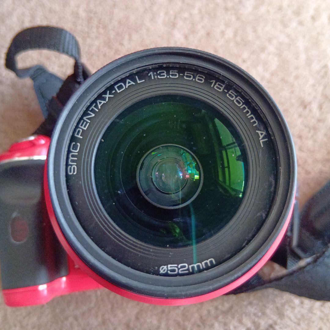 PENTAX K-x デジタル一眼レフカメラセット　赤