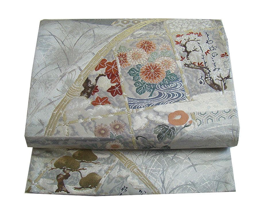 作家物 無地・附下げ＆袋帯・帯揚・帯〆セット（正絹）未使用＜HH2253＞