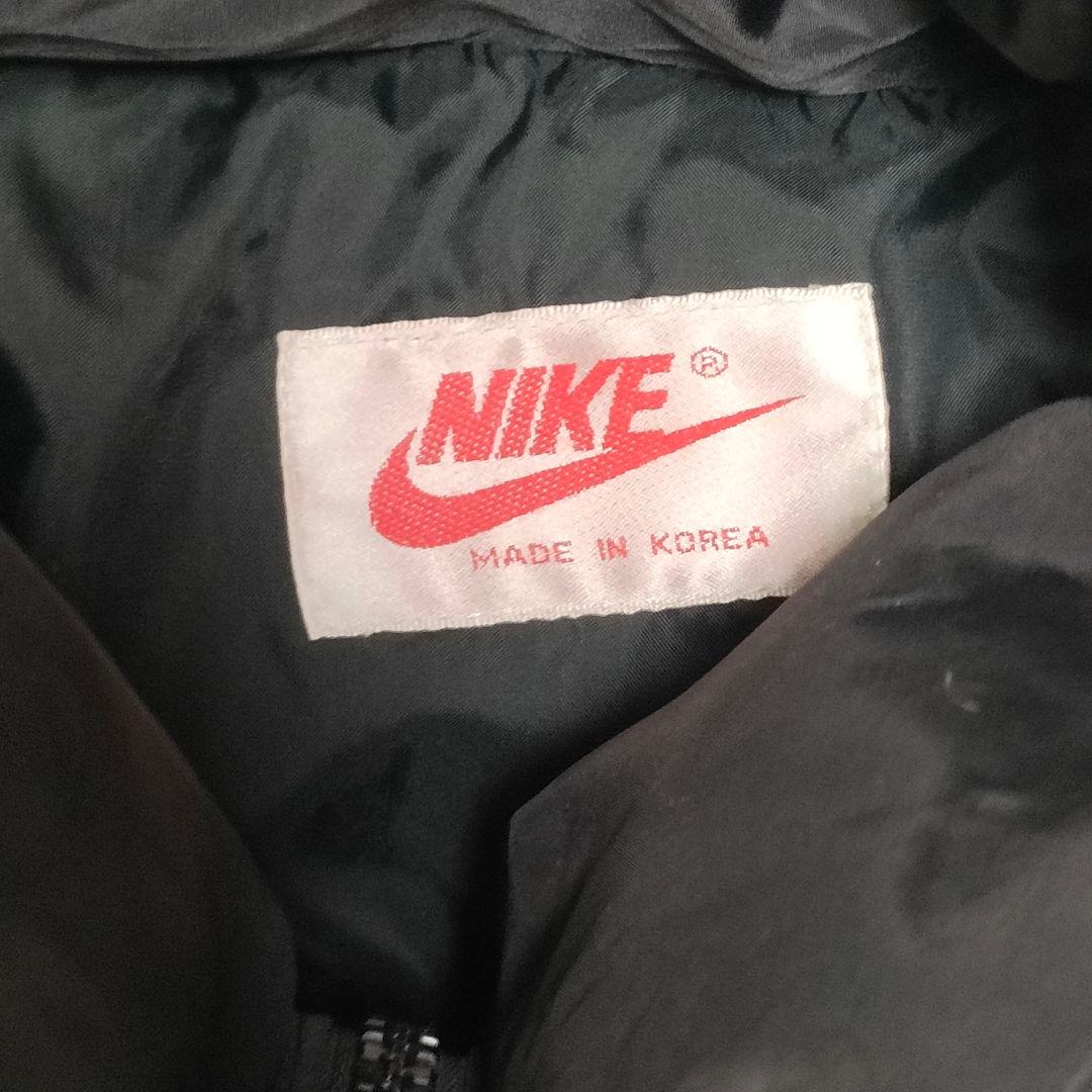 入手困難 大きいサイズ NIKE ダウンジャケット ロゴ 刺繍 リバーシブル 黒