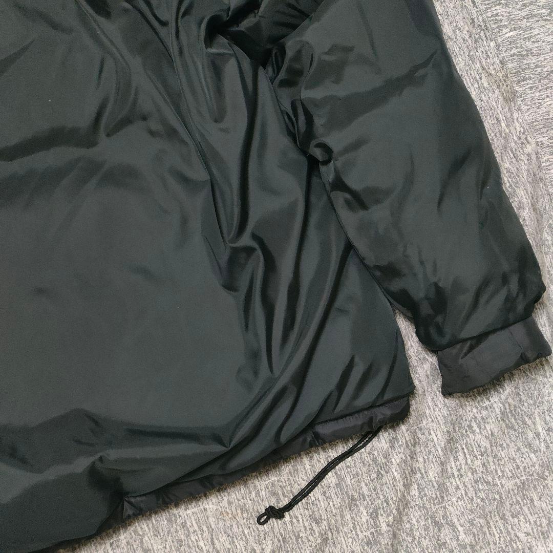 入手困難 大きいサイズ NIKE ダウンジャケット ロゴ 刺繍 リバーシブル 黒