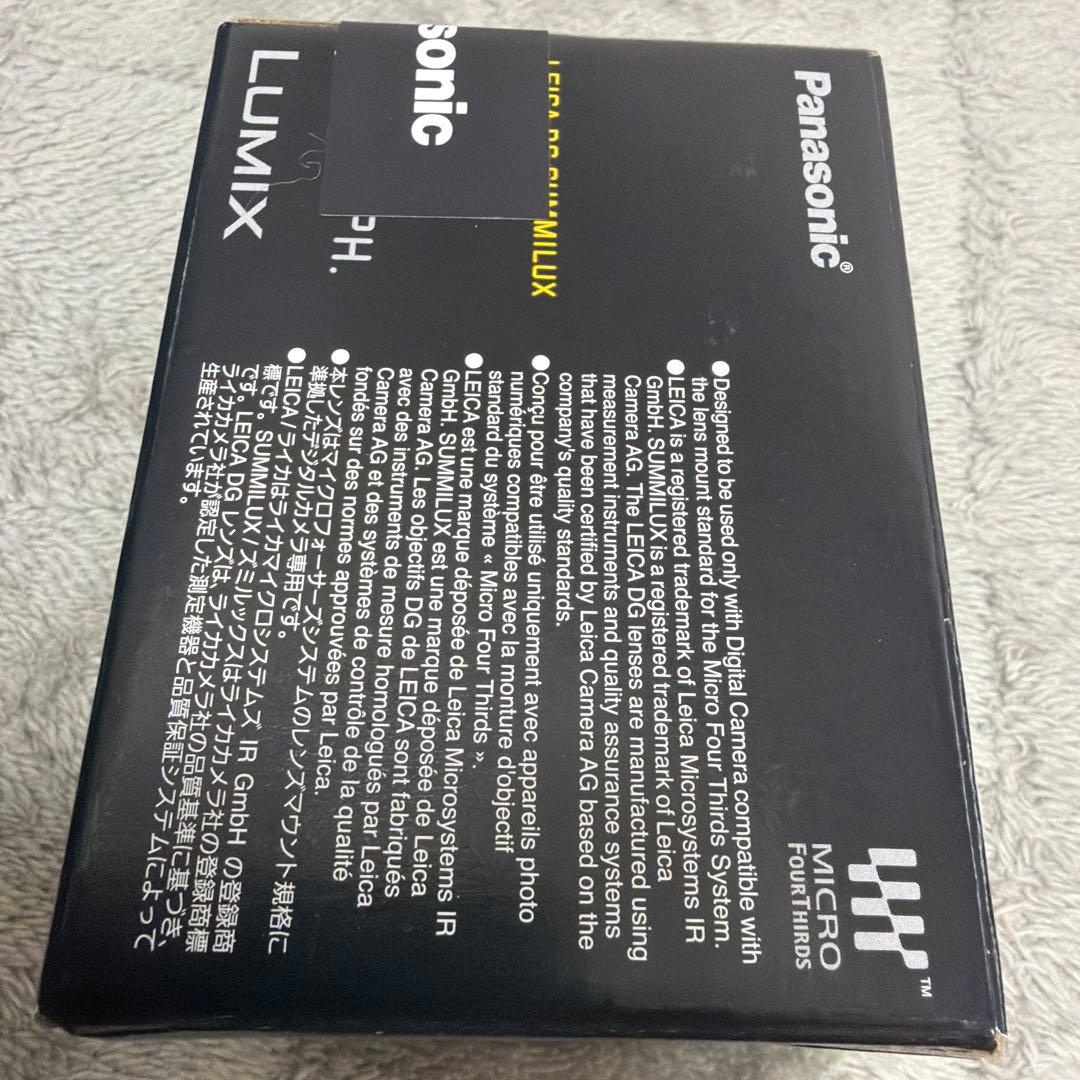 Panasonic 9mm F1.7 ASPH レンズ H-X09