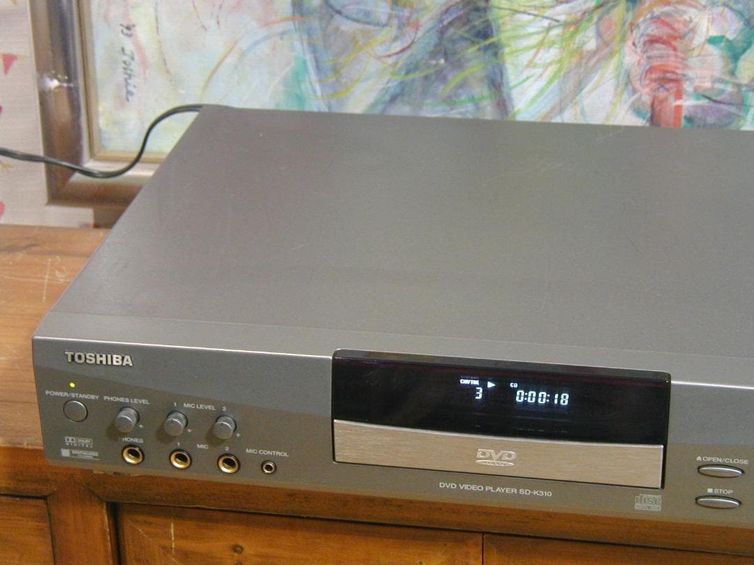 ★東芝 SD-K310J DVDプレーヤーです。当時93450円　リモコン★
