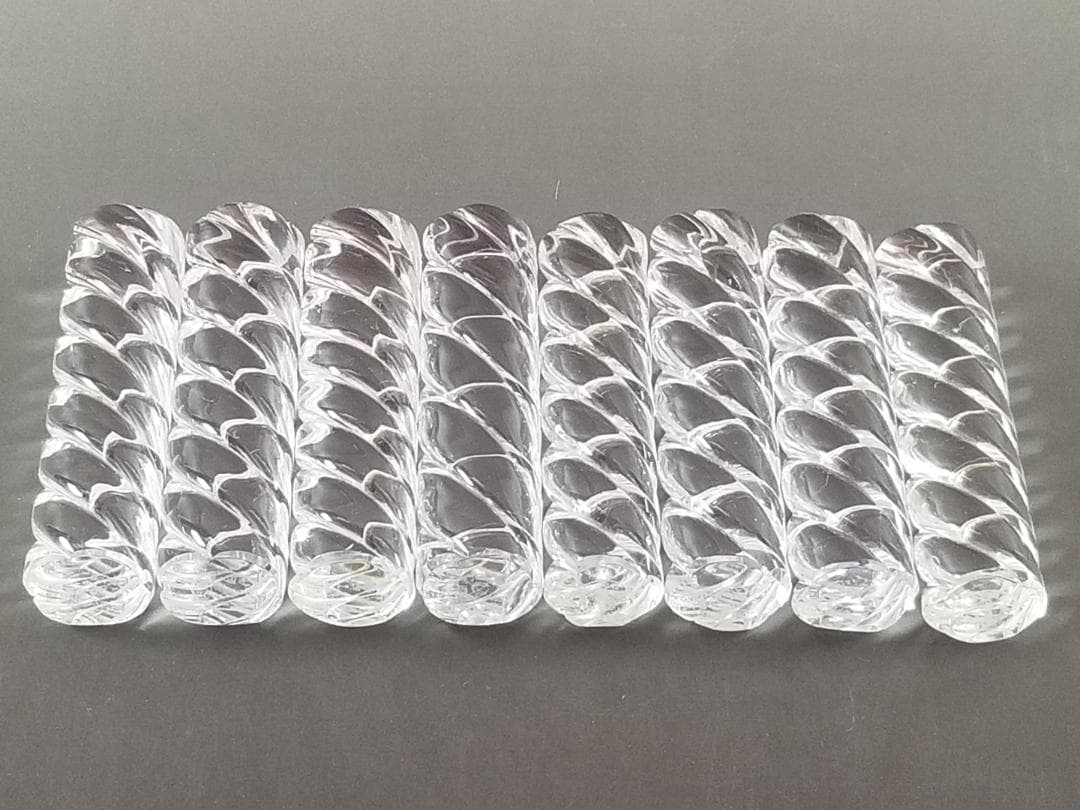 ⭐新品同様⭐バカラ バンブー ナイフレスト 8本 箸置き ナイフホルダー ガラス