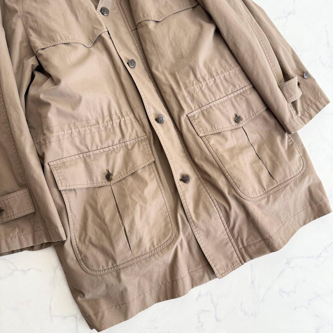 【美品】　アクアスキュータム モッズコート ライナー 裏地チェック ダウンコート