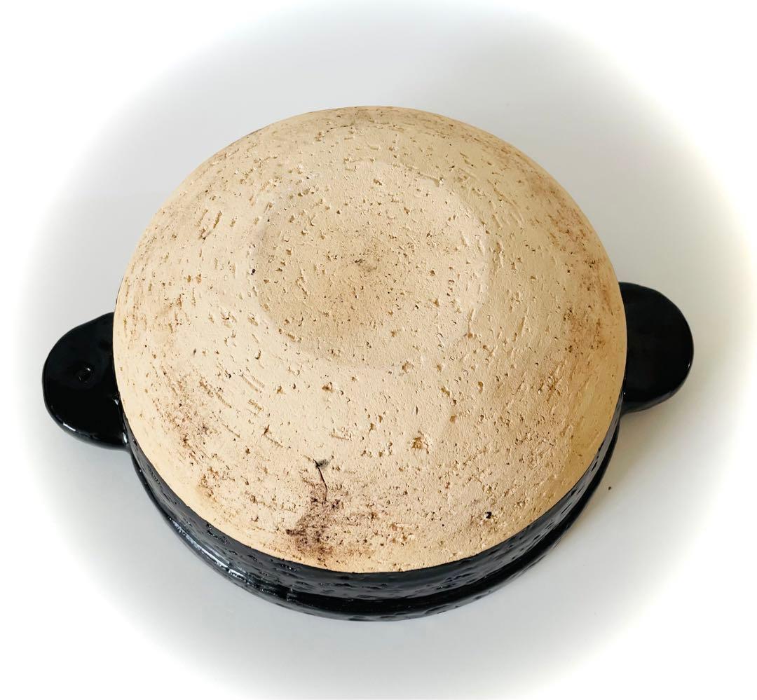 かまどさん 3号 黒 土鍋