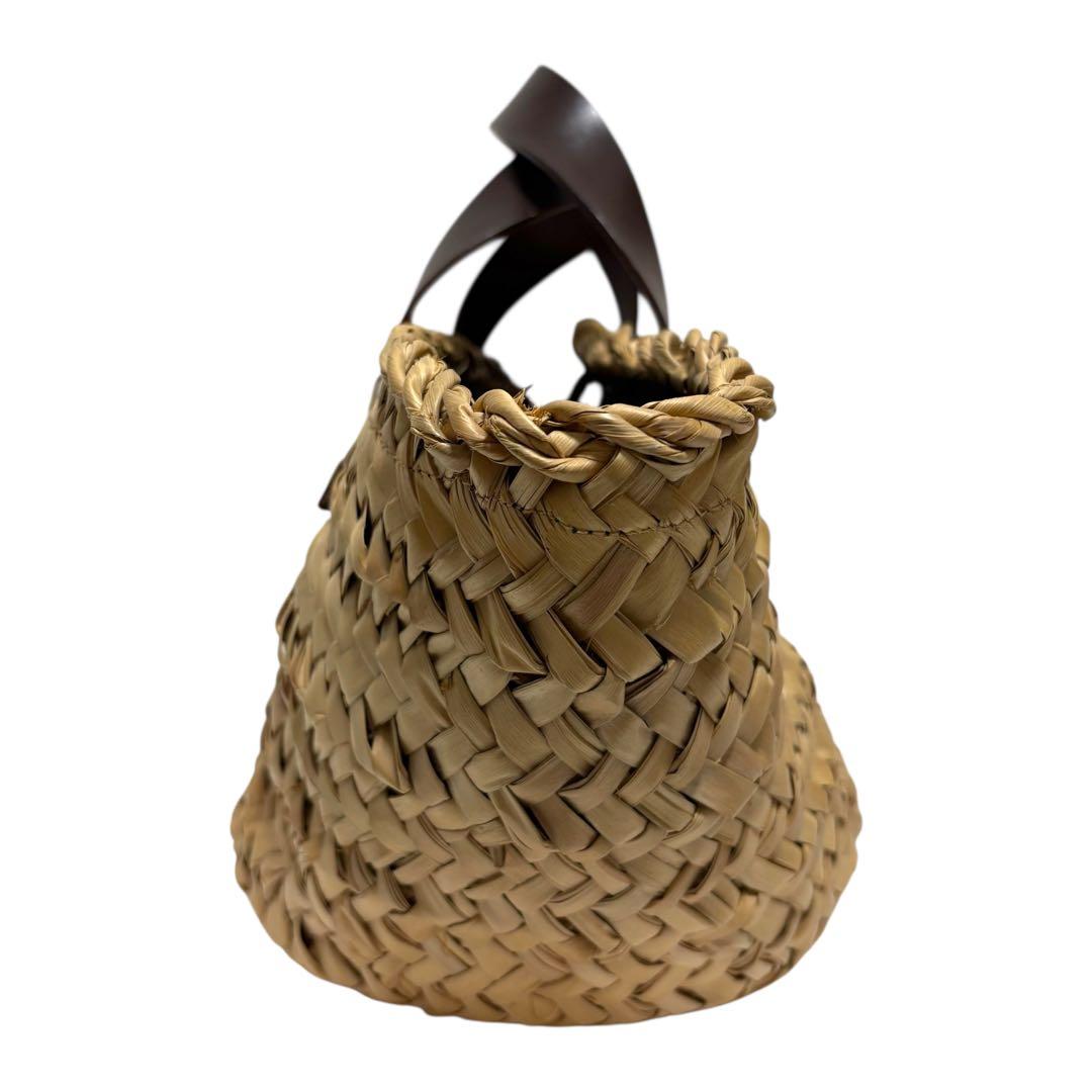 【極美品✨】ドルチェ&ガッバーナ カゴバッグ レザー ハンドル ナチュラル