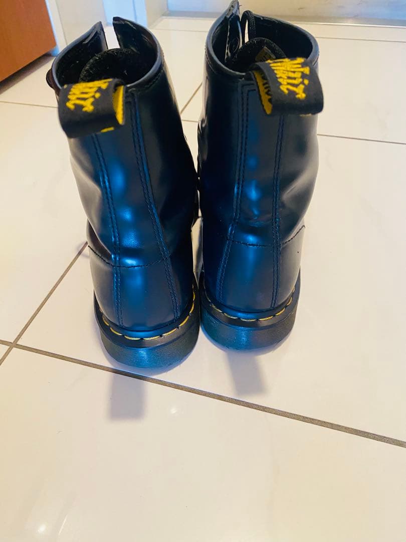 Dr.Martensレザーハイカット27センチ　ネイビーブーツ