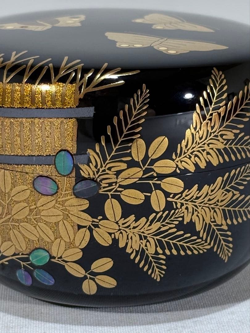 人間国宝　一后一兆作　野々宮 棗　美品　共箱　茶道具　送料込