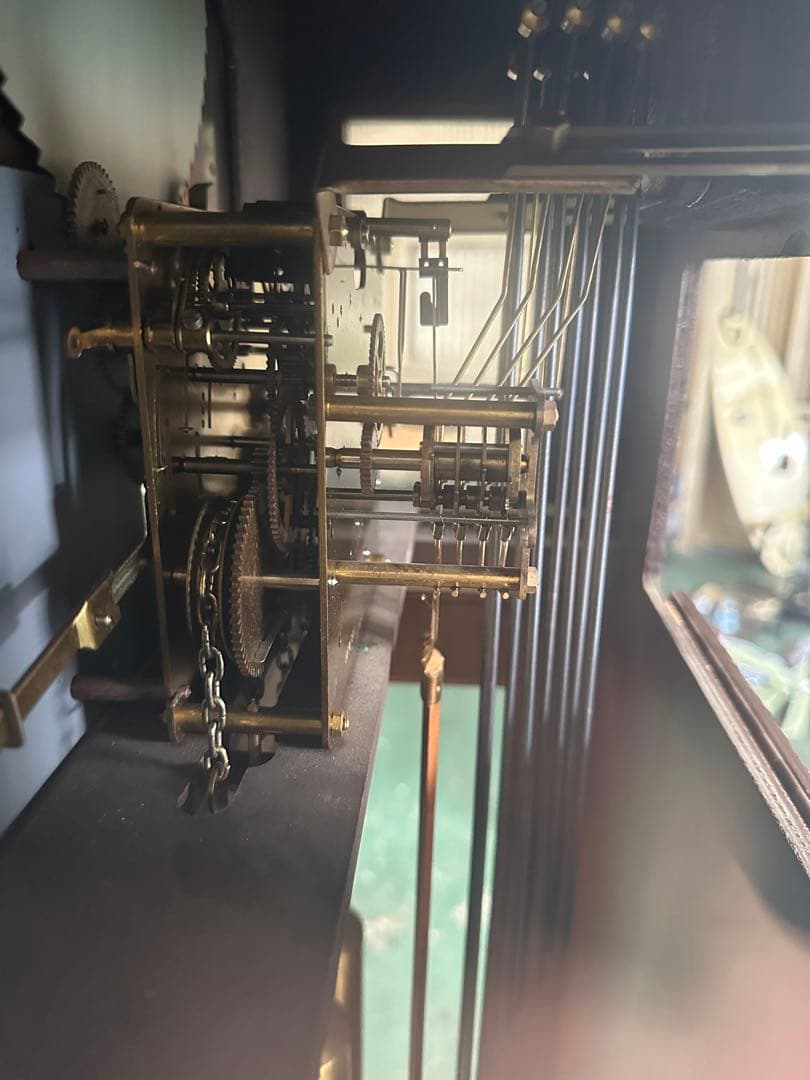 ドイツ製ムーブメント搭載 大型グランドファーザークロック（マルマン製）柱時計